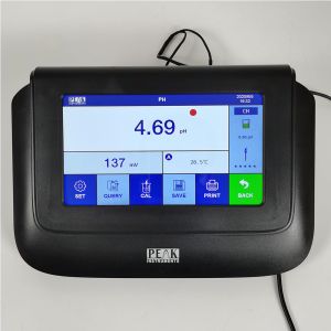 Lab High Precision Benchtop Capacitive Touch Screen pH Meter with 2 Point