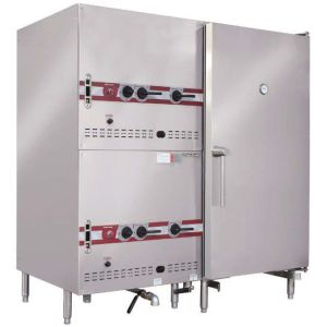 Buy cheap Roll-in Type Gas Heated Upright Steam Cabinet Commercial Gas Steamer from wholesalers