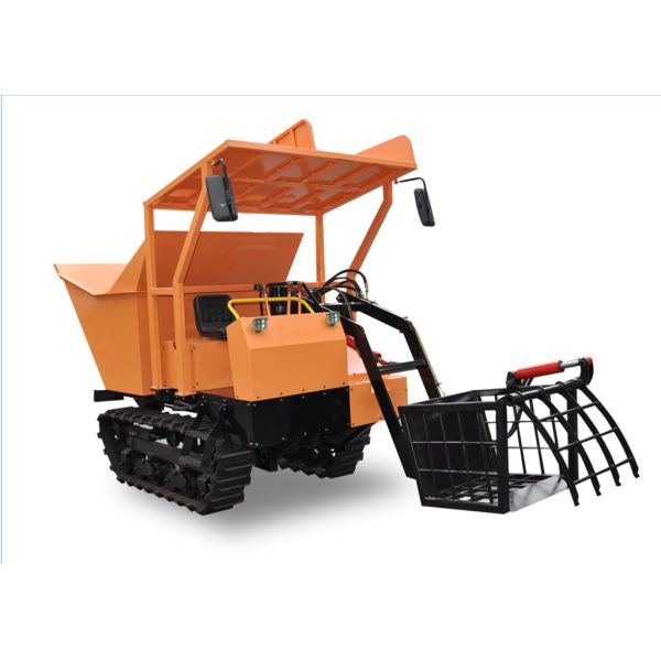 Quality Agriculture Farm Equipment Mini Crawler Dumper small carrier Hydrostatic Transmission for sale