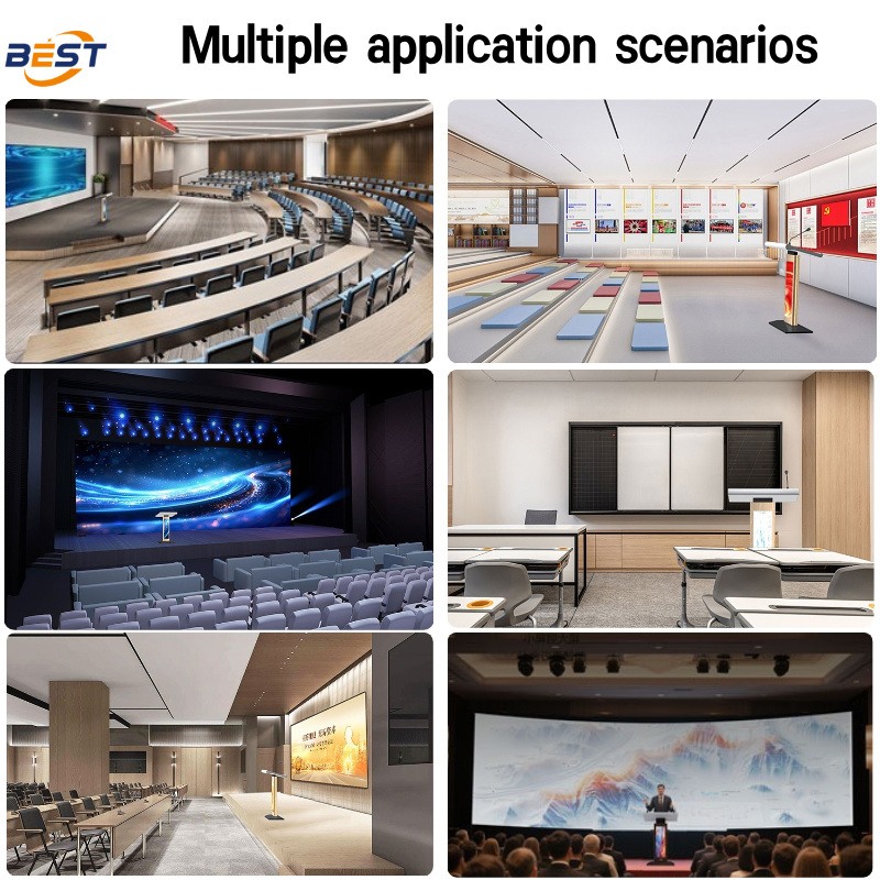 Buy cheap Electronic Digital Smart Advanced Modern Technology Electric Multimedia Interactive Podium from wholesalers