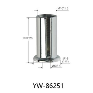 Hemispherical Brass Ceiling Attachment Parts For Hanging System YW86249