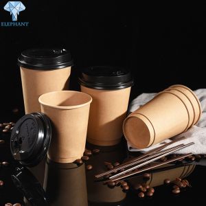 Buy cheap Recycled Throw Away Custom Disposable Coffee Cups Greaseproof from wholesalers