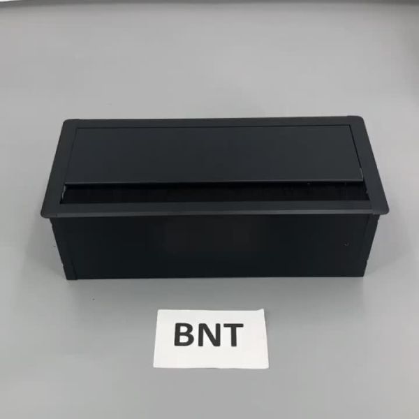 Buy cheap Conference office room used aluminum table brush desk grommet box from wholesalers