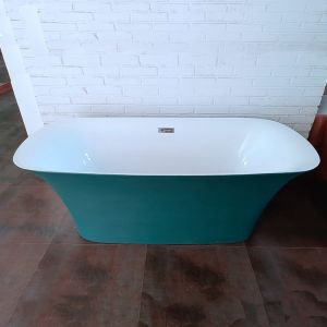 Buy cheap Fresh Pure Acrylic Sheet Soaking Freestanding Bathtub Rectangular Shape from wholesalers