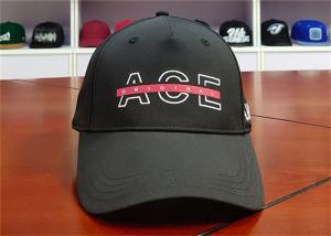 Buy cheap ACE Men Women Solid Color Custom Creative Silk Print Logo Custom Curve Brim Baseball Cap Hat product