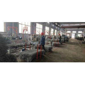 Buy cheap 4m width double wire Fully Automatic PLC control Chain Link Fence Making Machine for Afria market from wholesalers