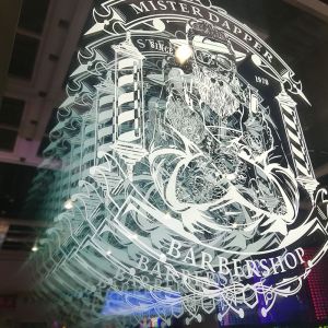 Buy cheap Factory Direct Sale Illusions 3D Led Infinite Mirror Signage Barber Shop 3D Salon Barbershop Decoration from wholesalers