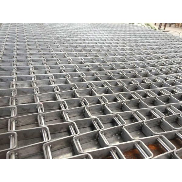 Stainless Steel Honeycomb Belt / Honeycomb Wire Mesh Conveyor Belt for Sausage,