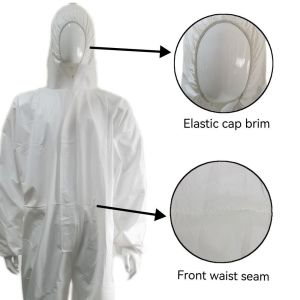 Buy cheap White Waterproof Anti-Spray En1149 Type5 6 Disposable Coveralls with Adequate Supply from wholesalers