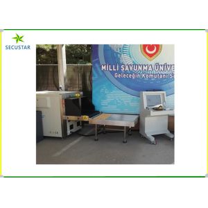 Advanced Detection Alarm System Baggage X Ray Machine With Control Monitor Desk