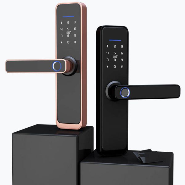 Buy cheap Biometric Fingerprint Bluetooth Smart Door Locks Tuya App Controlled Door Lock from wholesalers