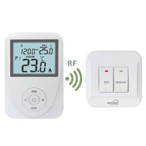 Buy cheap 6A 8A Weekly Programmable RF Room Thermostat For Gas Boiler from wholesalers