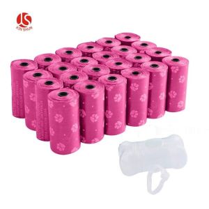 100% Biodegradable Products for Dogs Pet Disposable Doggie Waste Poop Bag with