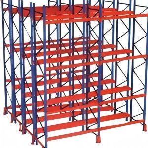 Buy cheap Q235 Double Deep Pallet Racking System , Industrial Warehouse Racking Systems from wholesalers