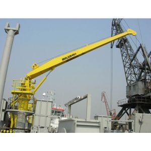 Buy cheap Custom Telescopic Boom Marine Hydraulic Crane For Shipyard from wholesalers