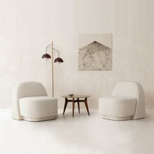 China Fabric Leisure Chair White Fabric Leisure Chair With Backrest on sale