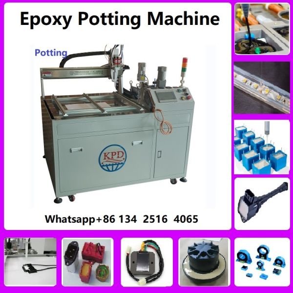 Buy cheap Automatic 2 component potting dispensing dosing Glue Dispenser Casting System from wholesalers