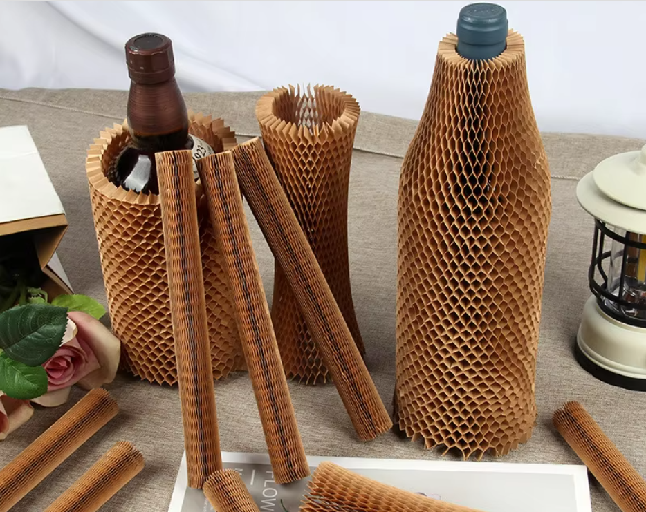 Buy cheap Biodegradable Recyclable Craft Honeycomb Paper Sleeve For Fragile Goods from wholesalers