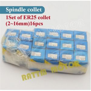 Buy cheap 16Pcs ER25 Beating Spring Collets Spindle Accessory For CNC Lathe Chuck Tool from wholesalers