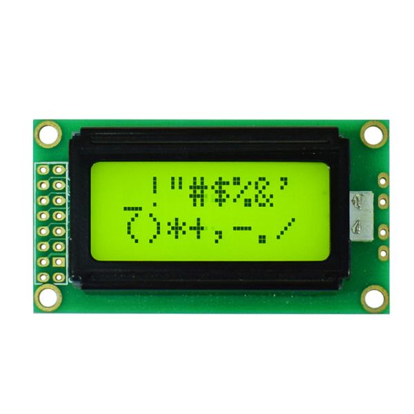 Quality 8*2 Character Type Dot Matrix LCD Module 1.5" In Flat Rectangle Shape for sale
