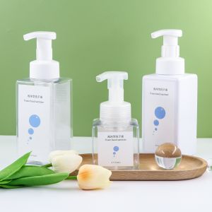 China Square Design Food-Grade PET Foam Pump Bottle with Press-On Foaming Pump Head for Hygienic Dispensing on sale