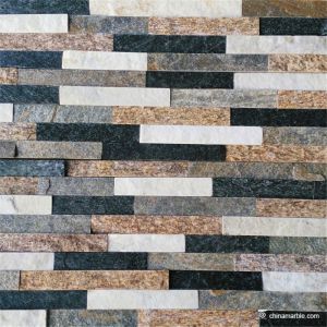 Buy cheap Slate Culture Stone Multicolor Quartzite Wall Stone Cladding WSQ-007 from wholesalers