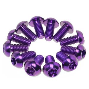Buy cheap Customized Rainbow Anodized Titanium Alloy Hexagon Flange Head Bolt Screw for Bicycle from wholesalers