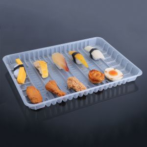 Buy cheap Food Grade Pp 35*25*3cm Disposable Compartment Tray from wholesalers