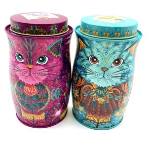 Buy cheap Customized Round Metal Tin Can With CMYK / Pantone Printing from wholesalers