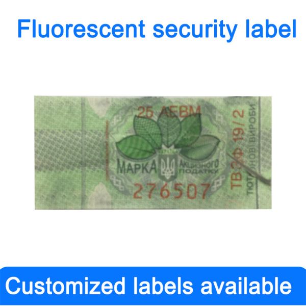 Customized Tax Stamp Holographic Security Design with Invisible UV Surface