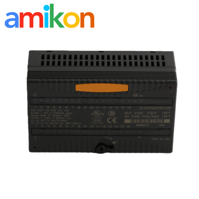 Quality GE IC200MDD843 Discrete Mixed Module with 16 I/O Points 10 Inputs and 6 Outputs for sale Buy cheap GE IC200MDD843 Discrete Mixed Module with 16 I/O Points 10 Inputs and 6 Outputs product