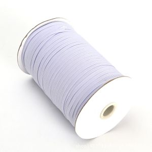 Buy cheap Factory custom 3mm white round woven elastic band ear loop rope for disposable facemask from wholesalers