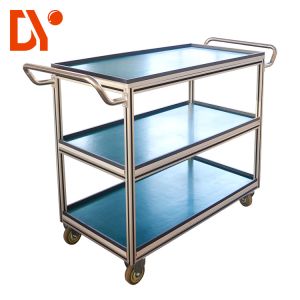 Buy cheap Customized Tote Cart Cold Pressing / Rolling Aluminium Profile Easy Assemble from wholesalers