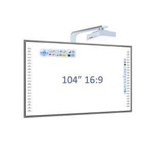 Buy cheap Interactive Whiteboard With LED Backlit Metal Or Black Frame from wholesalers