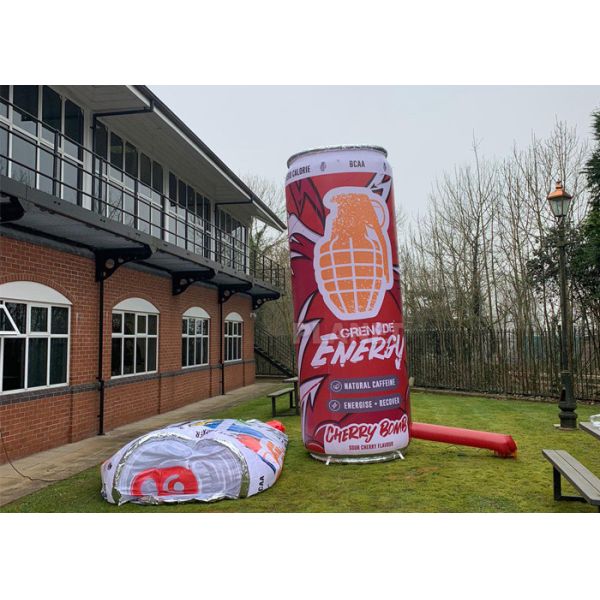 Quality ODM 4m Height Can Shape Inflatable Drink Bottle CMYK Printing for sale