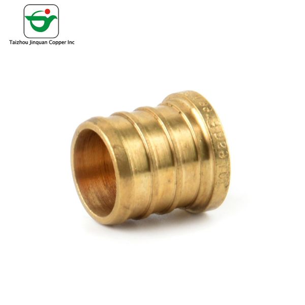 Forged Brass CUPC NSF 1" Threaded End Plug For Round Tubing