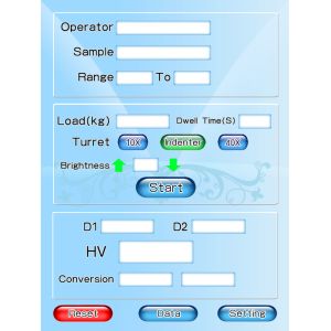 CE Micro Vickers Hardness Tester Auto Turret Touchscreen