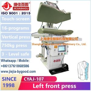 China Automatic Vertical Jacket Pressing Machine Left Front Steam Heating System on sale