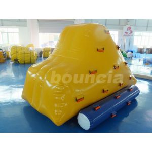 Buy cheap 0.9mm PVC Tarpaulin Inflatable Iceberg With 2 Sides Climbing For Pool from wholesalers