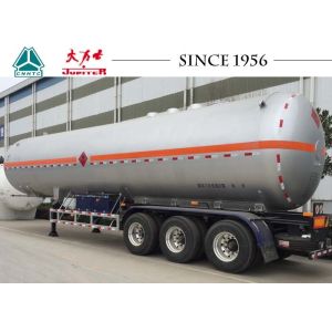 Buy cheap 58 CBM Tri Axle LPG Tank Trailer Q370R Material For Carry Liquid Pertol Gas product