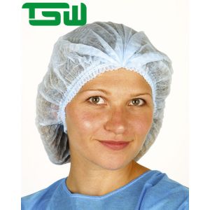 Buy cheap 20g/M2 PP SMS DisposableBouffant Caps For Hospital from wholesalers