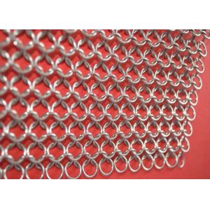 Polishing Surface Stainless Steel Pot Scrubber , Wire Mesh Scrubber For
