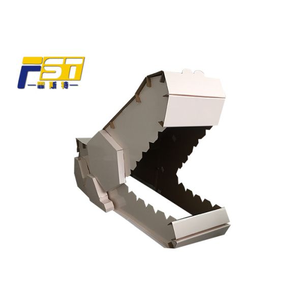 Buy cheap Glossy lamination Corrugated Paper Furniture Display With Animals Custom Structure from wholesalers