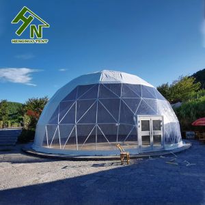 Buy cheap Flexible 8m Geodesic Dome Tent Fire Resistance DIN4102 from wholesalers