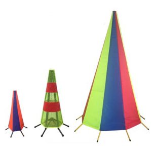 Buy cheap Iron Bracket Isolation Warning Foldable Traffic Cone For Urban Driveways from wholesalers