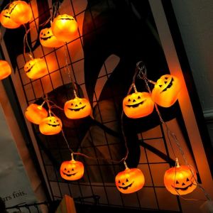 Buy cheap Halloween Pumpkin Lights Halloween Decorations Lanterns Battery Operated LED Pumpkin String Lights Jack o Lantern Decor from wholesalers