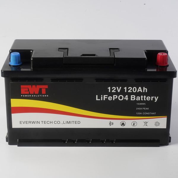 Quality IFR32700 IFR26650 12V 120AH Industrial Packaging Lithium Battery Pack Max Charge Voltage 14.6V Rechargeable for sale