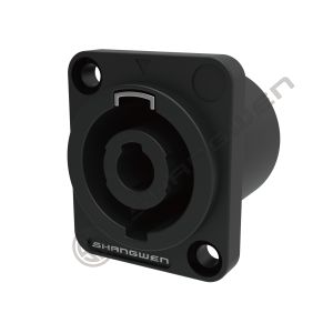 Buy cheap Rectangle Loudspeaker 2 Hole Panel Mounting Solder Terminal HPC 4 Pin Speakon Hembra Audio Jack Connector Audio Connector from wholesalers