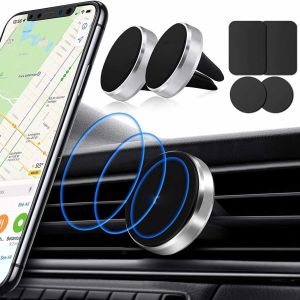 Portable Lightweight Magnetic Vent Mount 4pcs N38 Car Dash Phone Holder
