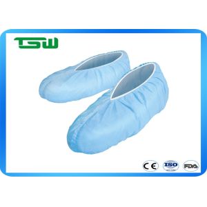 Buy cheap Waterproof Breathable 16*40cm Blue Disposable Shoe Cover from wholesalers